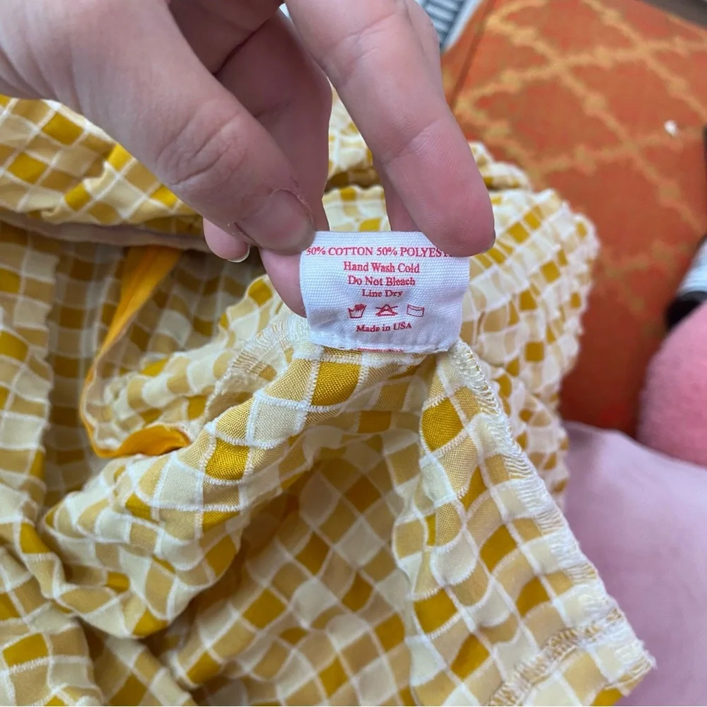 Lisa Says Gah Meg Plaid Mini Skirt from Nuuly Two Tone Plaid A Line Medium 29-30